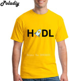 XLM Stellar Lumens  Cryptocurrency HODL T Shirt Short Sleeve Clothes Men Street Wear O-neck Cotton XXXL Vintage Mens T Shirts - Crypto gear and stuff