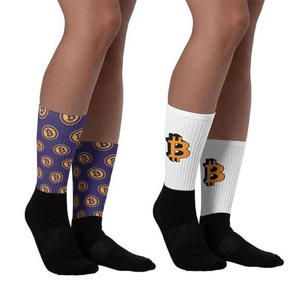 Buy Women socks bitcoin logo FREE SHIPPING - Crypto gear and stuff