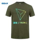 Mens and women Tron T Shirt trx to the moon hodl - Crypto gear and stuff