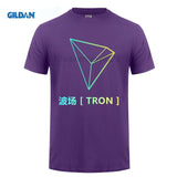 Mens and women Tron T Shirt trx to the moon hodl - Crypto gear and stuff