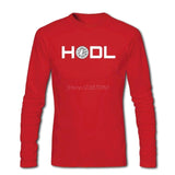 Litecoin T Shirt Atmosphere Mens T Shirts Fashion 2018 O-neck Cotton Long Sleeve - Crypto gear and stuff