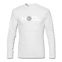 Litecoin T Shirt Atmosphere Mens T Shirts Fashion 2018 O-neck Cotton Long Sleeve - Crypto gear and stuff